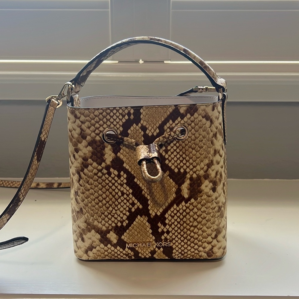 Michael Kora Animal Print Crossbody/ Shoulder Bag